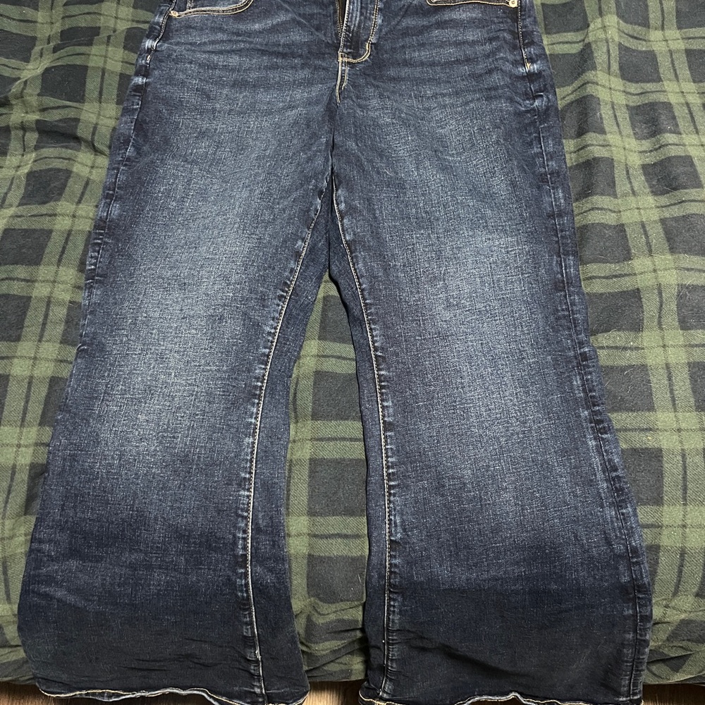 American Eagle Outfitters Dark Blue Flare Jeans
